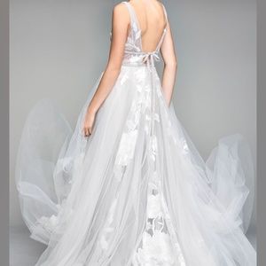 Willowby  Galatea Plunging Neckline Wedding Dress